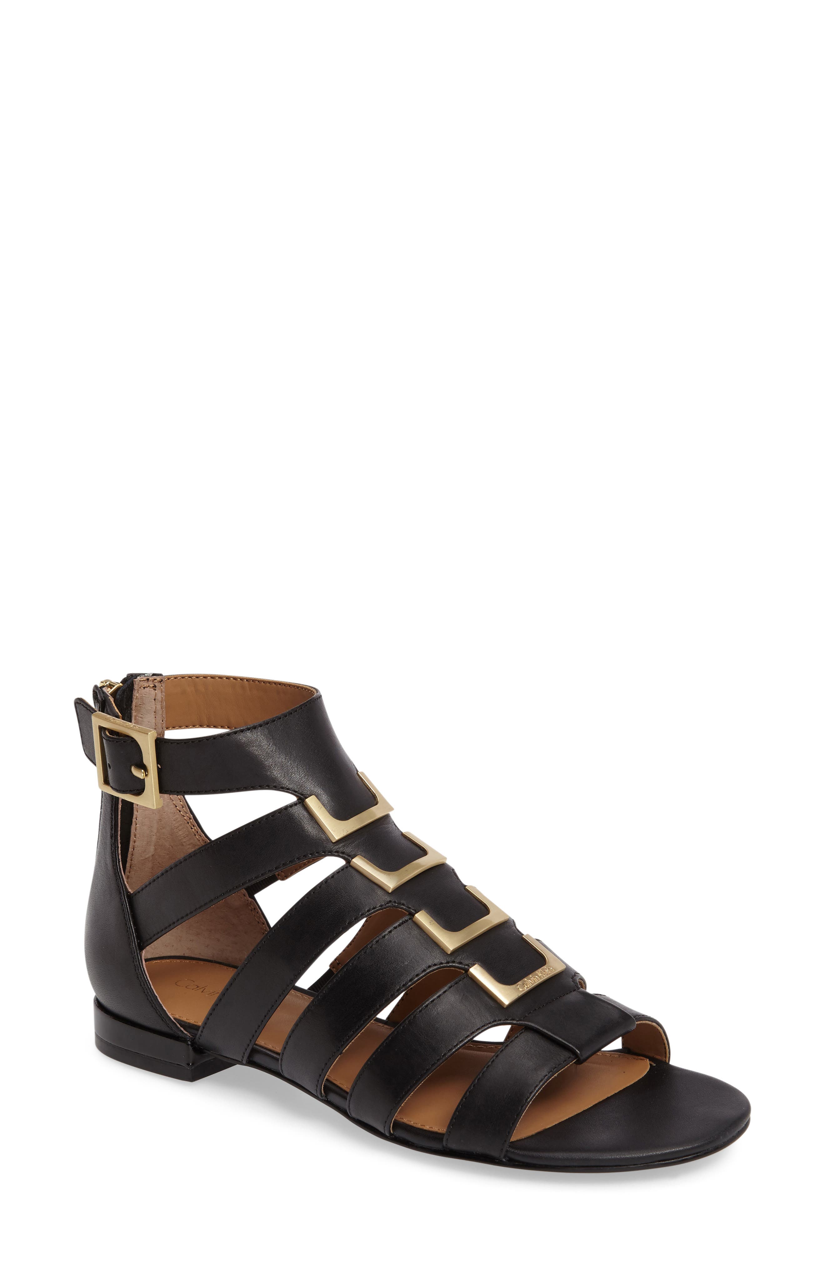 calvin klein gladiator sandals