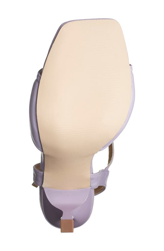 Chase & Chloe Divine Heeled Sandal In Lavender Pu