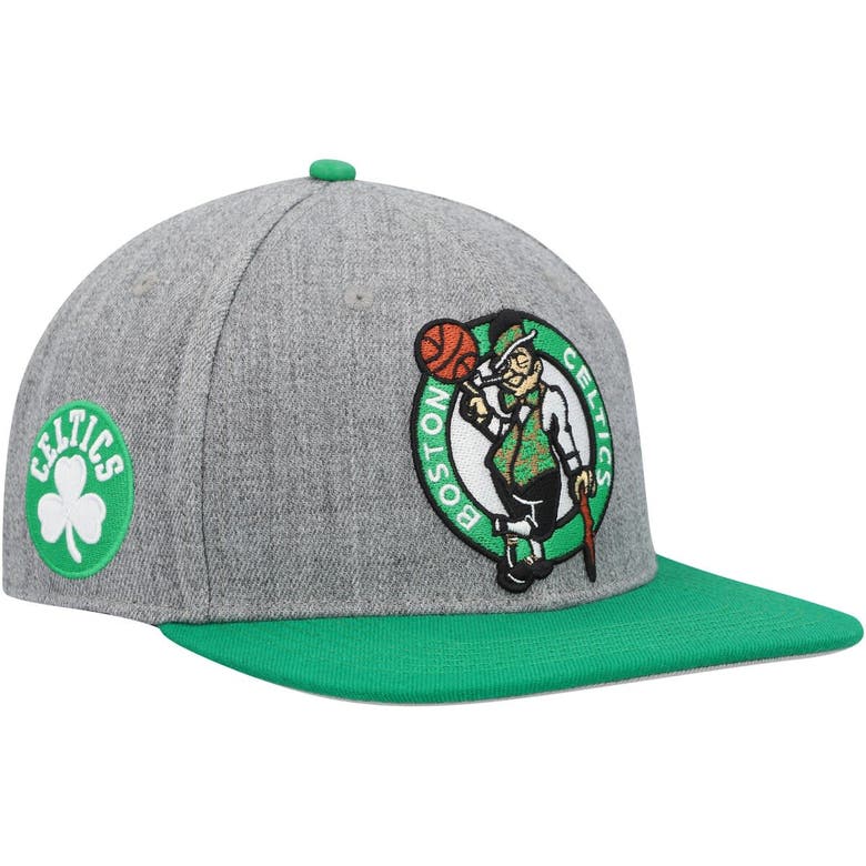 Shop Pro Standard Gray/kelly Green Boston Celtics Classic Logo Two-tone Snapback Hat