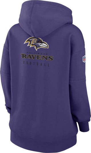 Nike Women's Nike Purple Baltimore Ravens 2023 Sideline Club Fleece  Pullover Hoodie