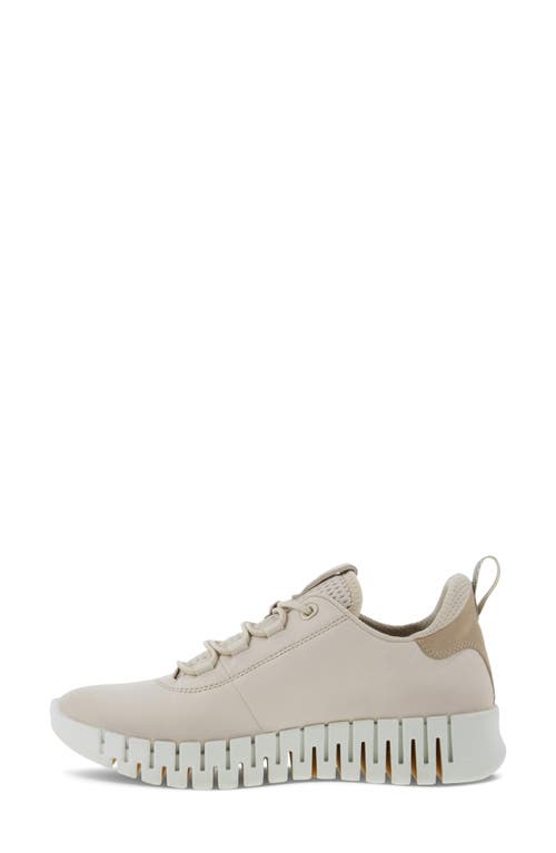 Shop Ecco Gruuv Sneaker In Limestone/powder