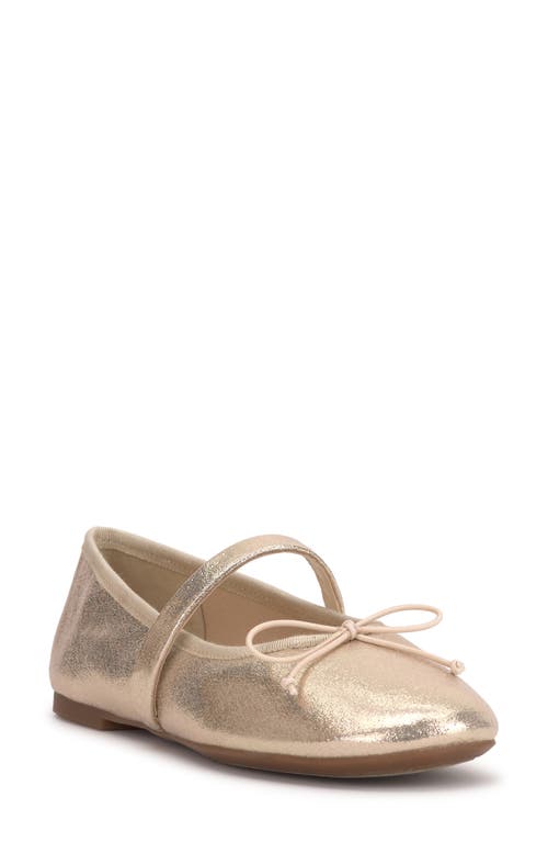 Shop Jessica Simpson Azalina Mary Jane Flat In Champagne