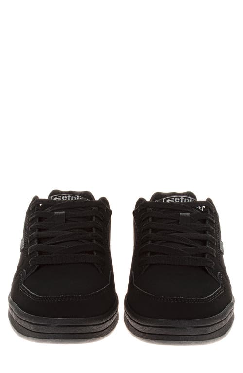 Josmo Etnies Lifestyle Low Top Sneaker In Black