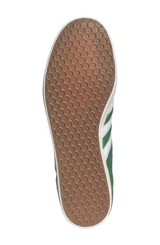 Shop Adidas Originals Gazelle Sneaker In Preloved Green/ White/ White