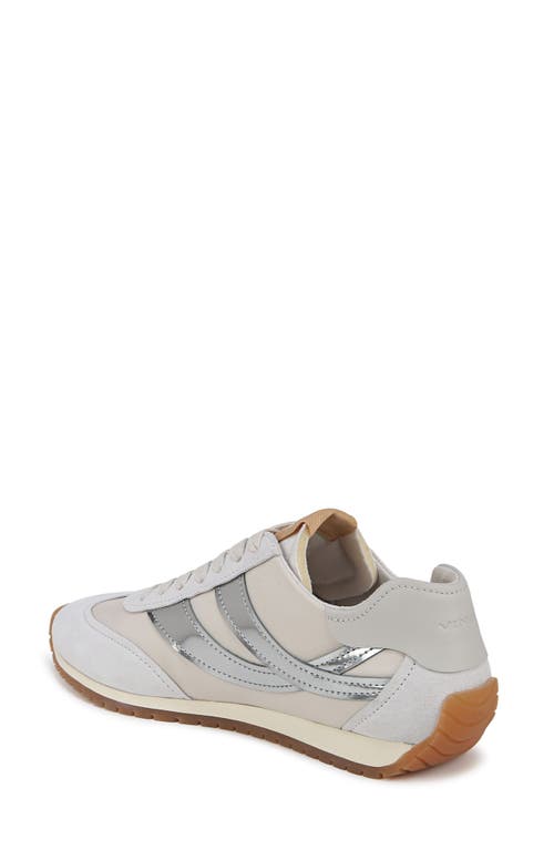 Shop Vince Oasis Runner Sneaker In Off White/silver