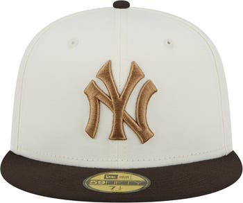 New Era New York Yankees White 2T Color Pack 59FIFTY Fitted Hat, White, POLYESTER, Rally House