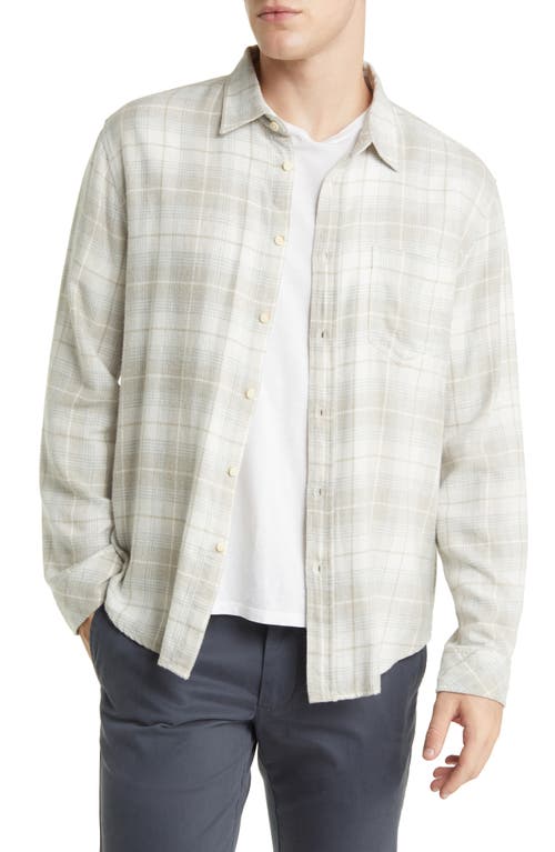 Rails Lennox Plaid Button-Up Shirt Wheat Dove Melange at Nordstrom,