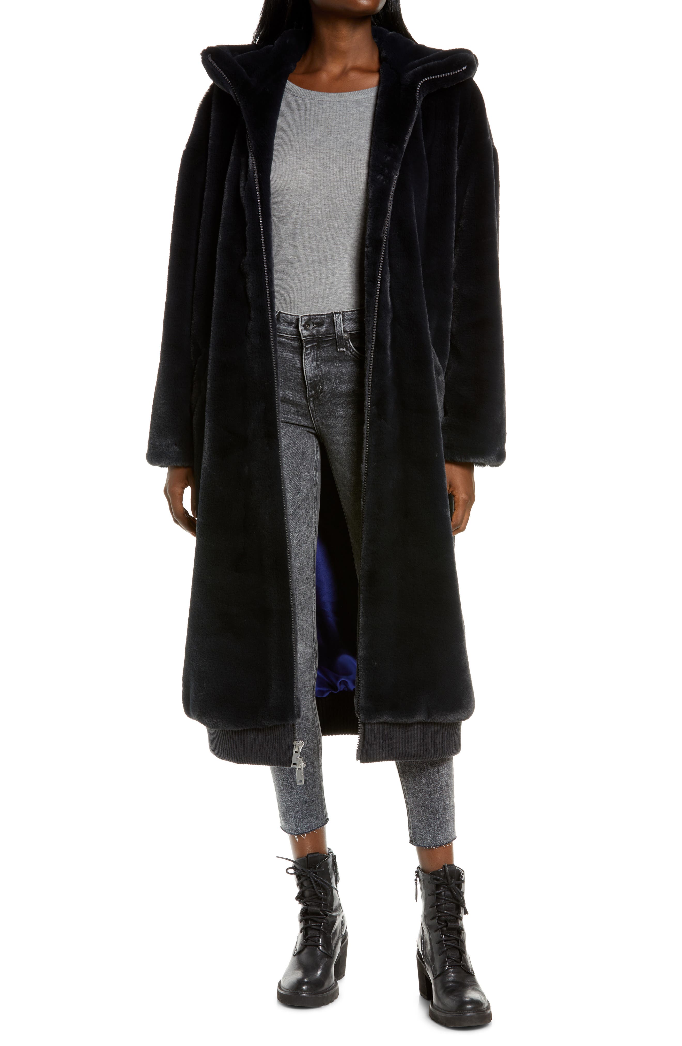 womens coat with fur hood