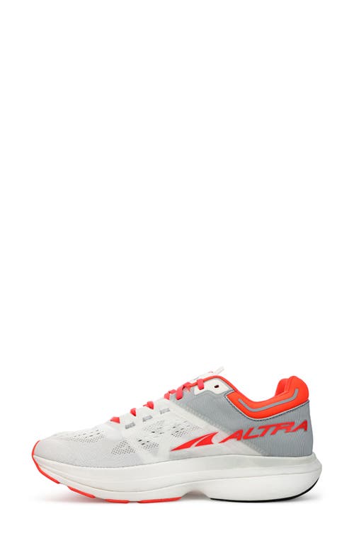 Altra Vanish Tempo Running Shoe In White/coral