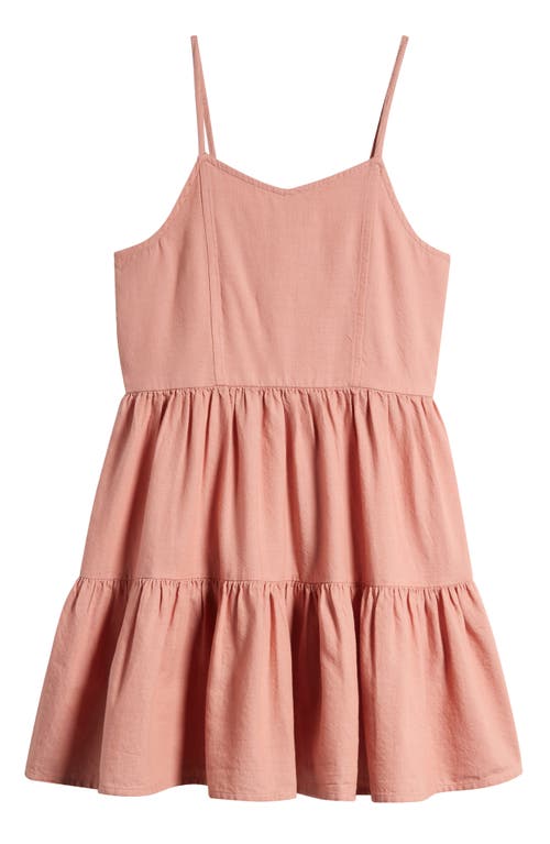 Shop Treasure & Bond Kids' Tiered Camisole Dress In Pink Dawn