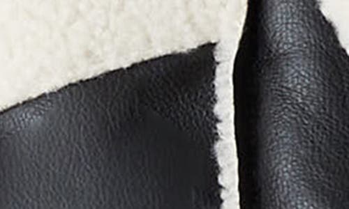 Blanknyc Faux Shearling Moto Jacket In Mountain View