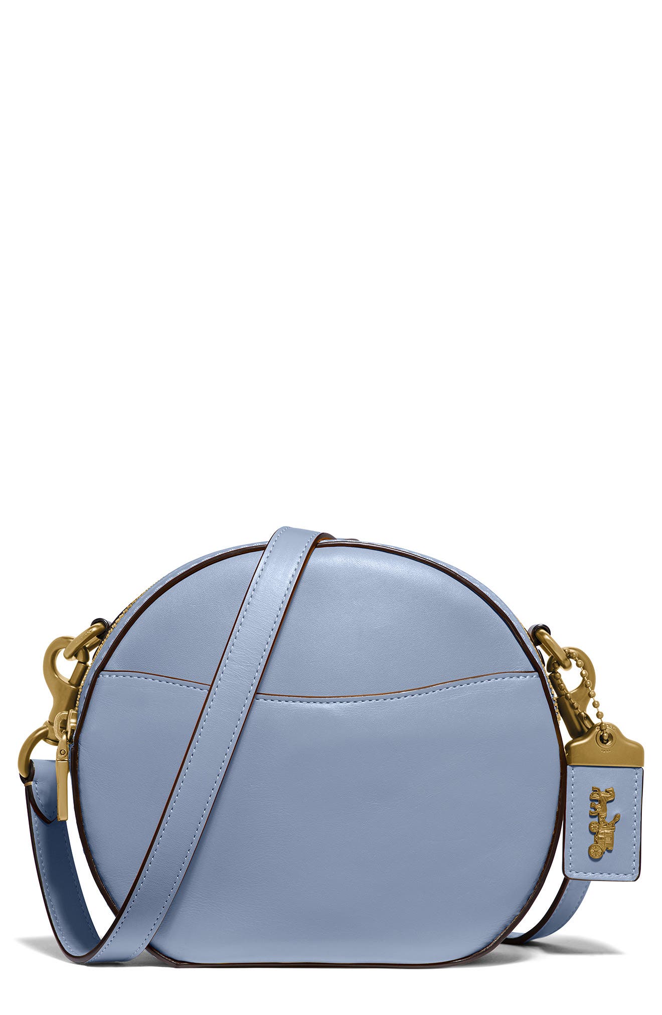 Pebbled leather canteen online crossbody