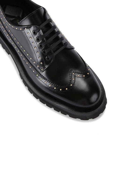 Kurt Geiger London Drayton Stud Derby In Charcoal