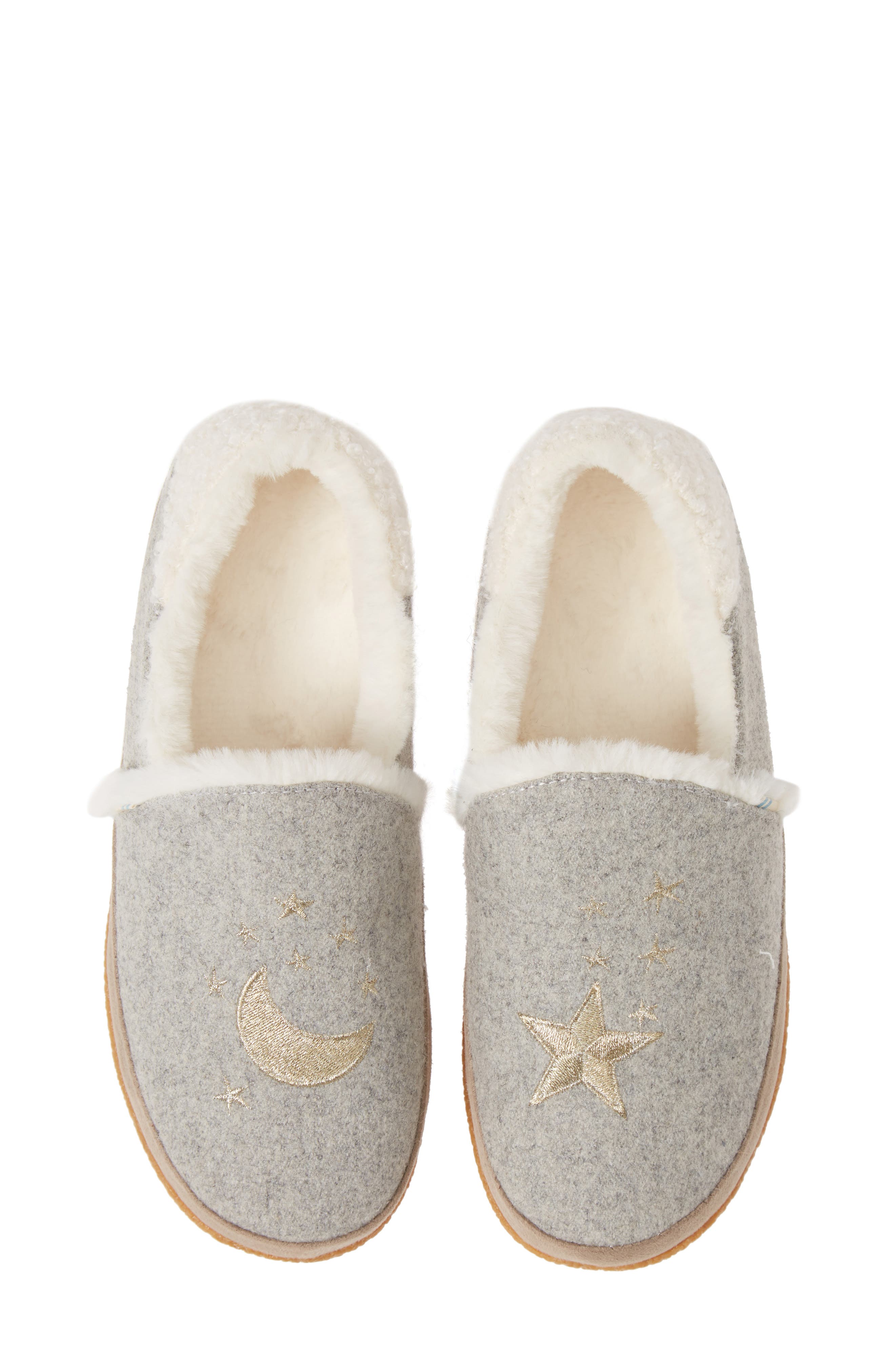 toms drizzle grey slippers