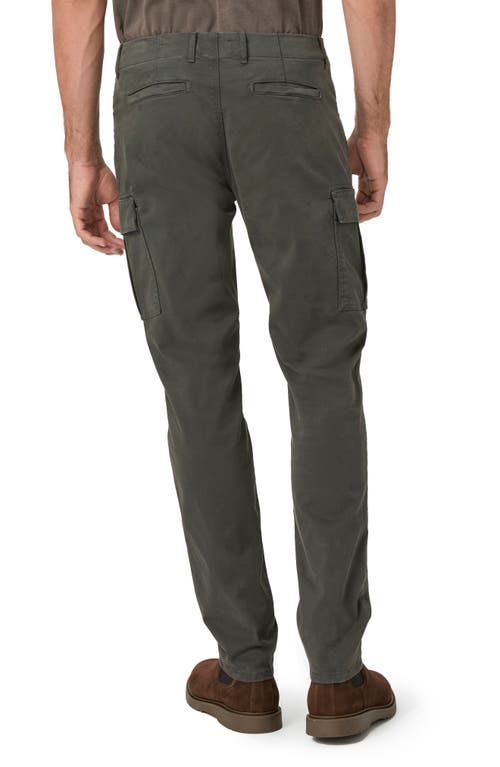 Shop Paige Ronin Tapered Sateen Cargo Pants In Shaded Glen