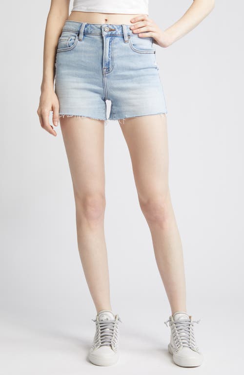 Cutoff Denim Shorts in Medium Wash