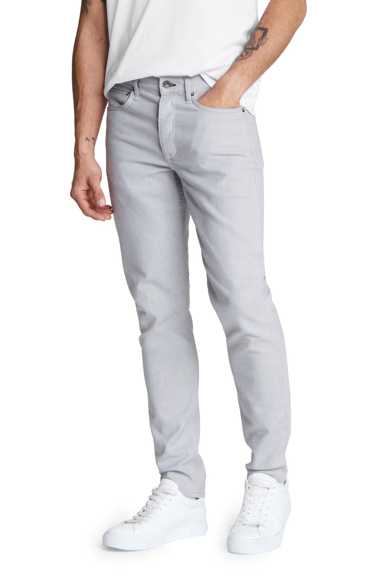 grey jeans male