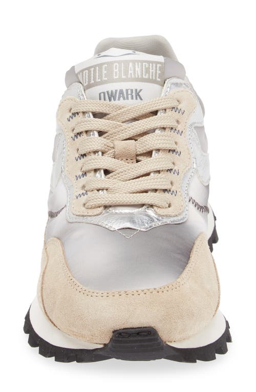 Shop Voile Blanche Qwark Hype Sneaker In Beige Grey