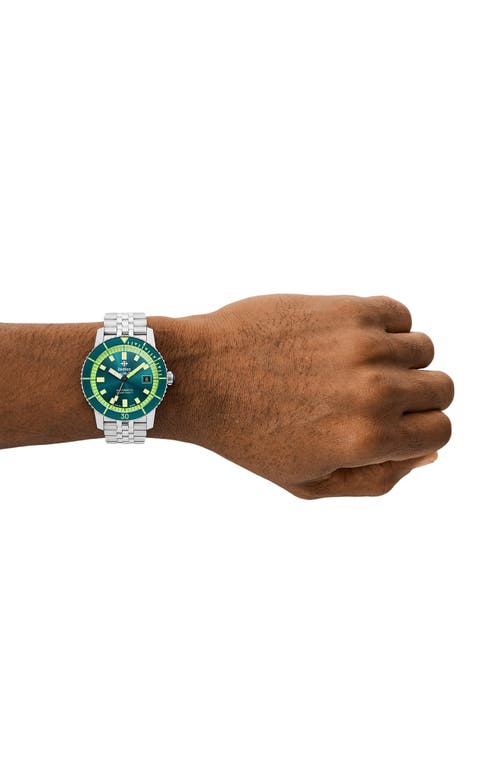 Zodiac Compression Diver Automatic Stainless Steel Watch, 40mm In Silver