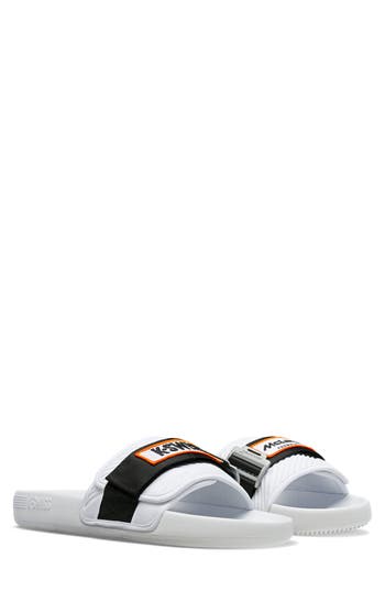 Shop K-swiss X Mclaren Slide Sandal In White/black