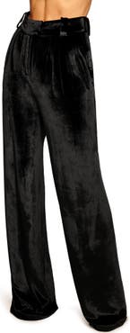 High Waist Velvet Pants