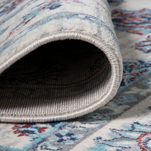 Jonathan Y Modern Persian Vintage Moroccan Traditional Area Rug In Ivory/blue/red