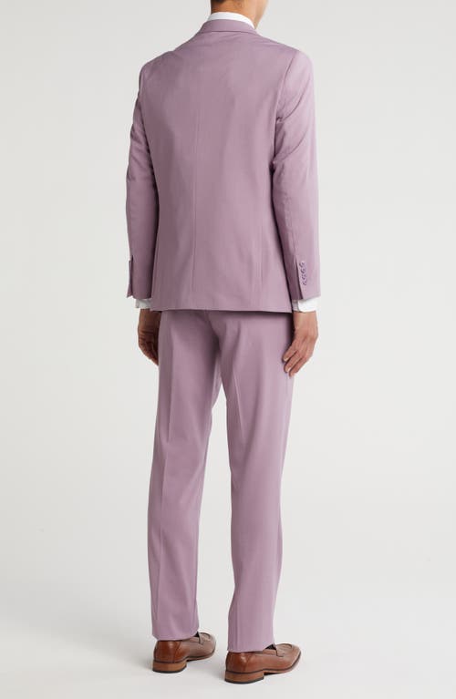 Braveman Classic Fit 3-piece Suit In Lilac