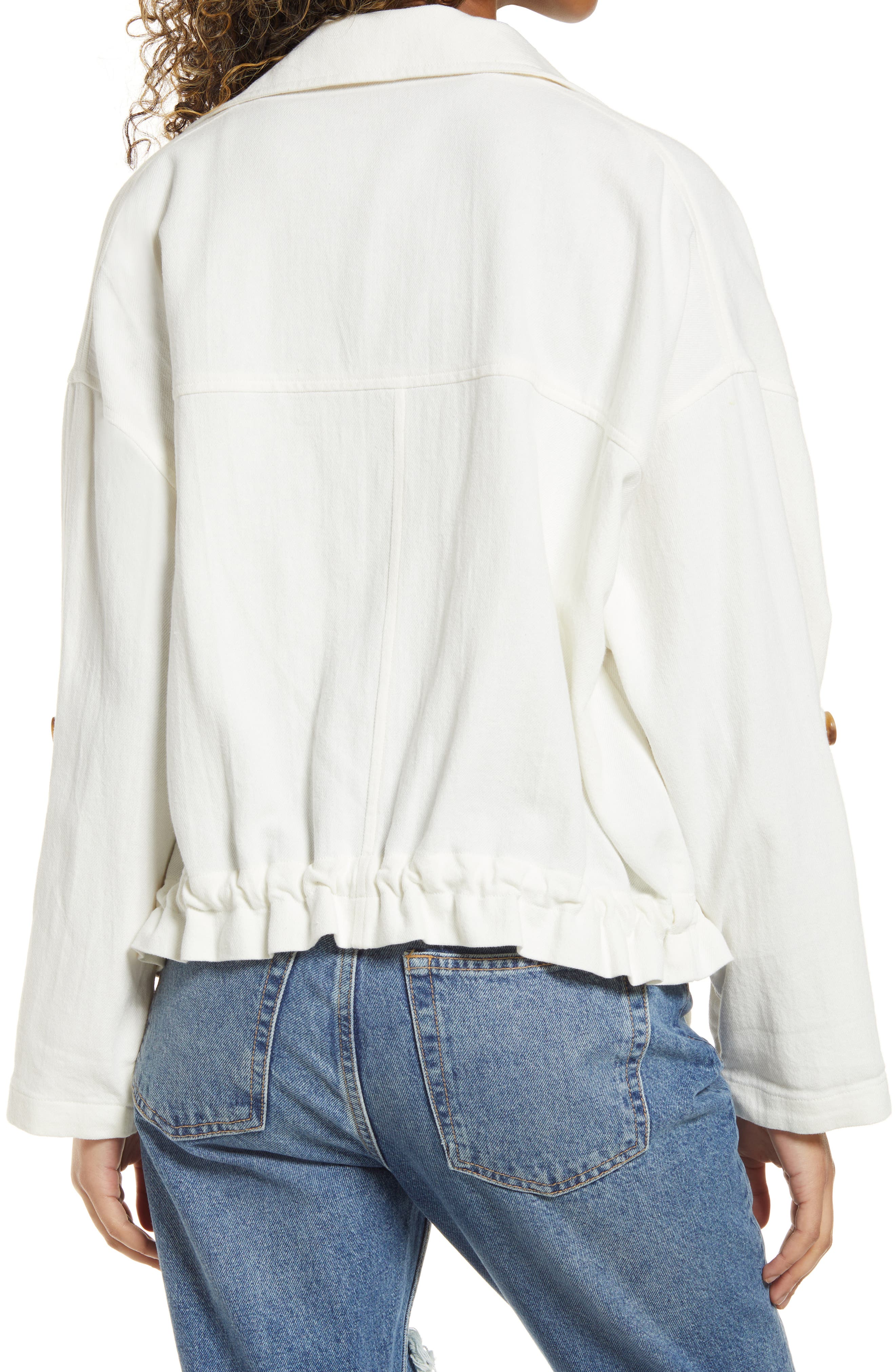 BLANKNYC Cotton Linen Utility Jacket | Nordstrom BLANKNYC Cotton Linen Utility Jacket | Nordstrom