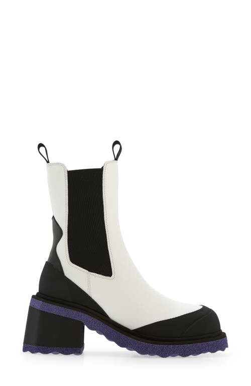 Off-white Women's Sponge Chelsea Boots In White Violet