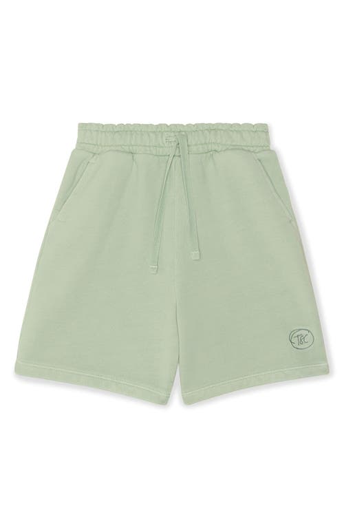 The Sunday Collective Kids' Natural Dye Everyday Shorts Honeydew at Nordstrom,
