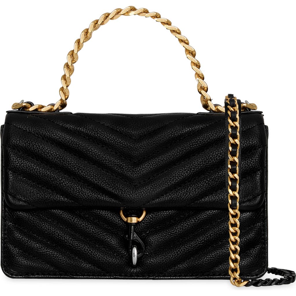 Rebecca Minkoff Mini Edie Quilted Leather Crossbody Bag In Pattern