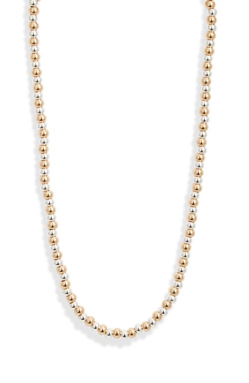 ROXANNE ASSOULIN Level Up Beaded Necklace in Gold/Silver at Nordstrom