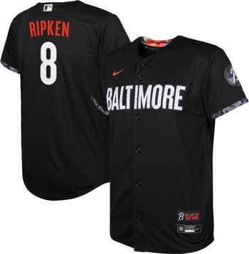Nike Youth Nike Cal Ripken Black Baltimore Orioles 2023 City Connect  Replica Player Jersey