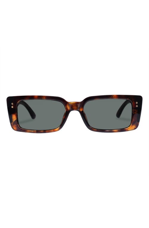 Orion 53mm Rectangular Sunglasses in Dark Tort