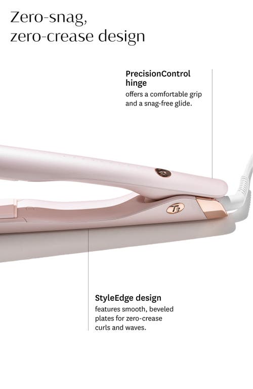 T3 Singlepass Smooth X Professional Flat Iron With Extra-long Plates In Satin Blush