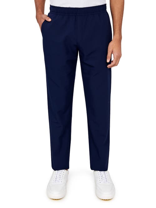 Shop Construct Con.struct Solid Drawstring Performance Pants In Navy