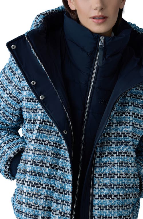 Mackage Shirley-tw 750 Fill Power Down Puffer Jacket In Sky Blue Multi