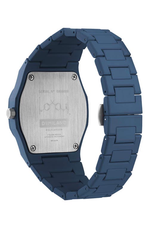 D1 Milano Polycarbon Navy Blue 40.5mm