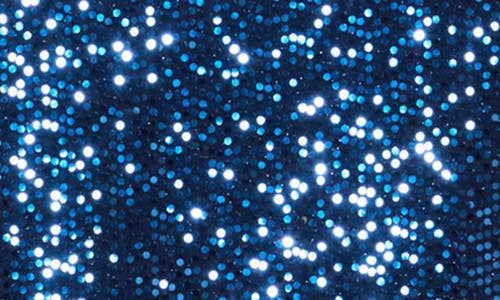 Bebe Disco Sequin Midi Dress In Navy