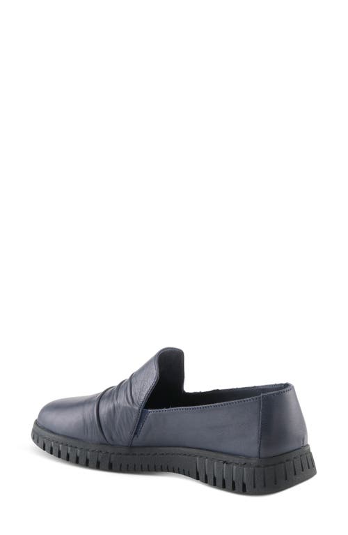 Spring Step Patton Loafer In Navy