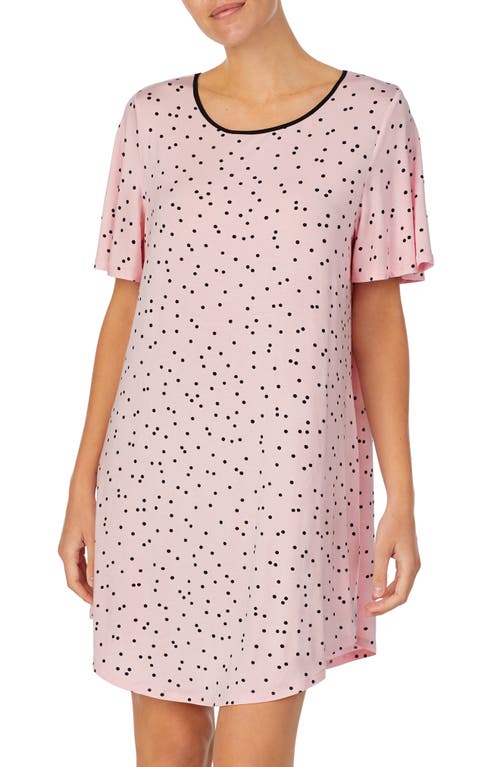 Kate Spade New York jersey sleep shirt in Scattered Dot Pink at Nordstrom, Size Small