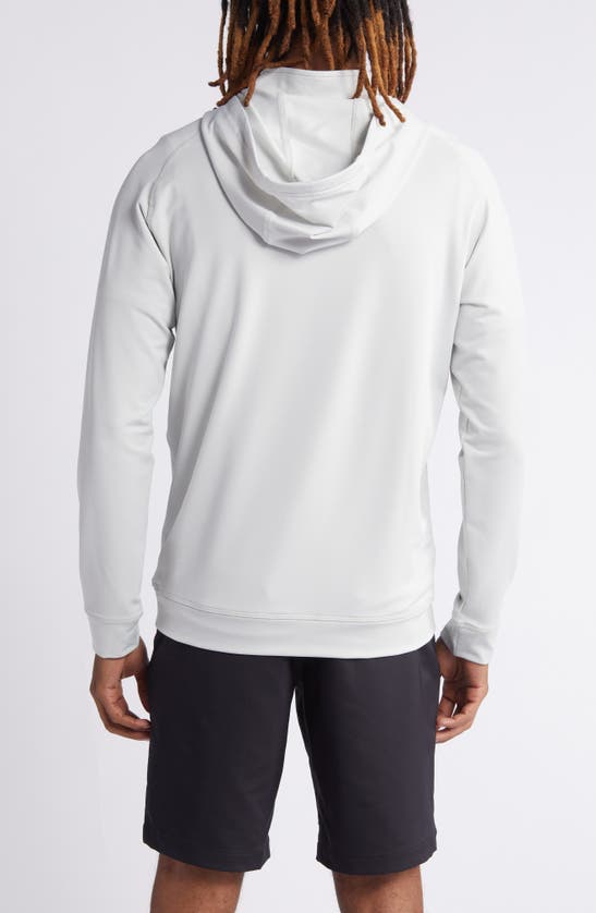 Shop Swannies Vandyke Half Zip Hoodie In Glacier