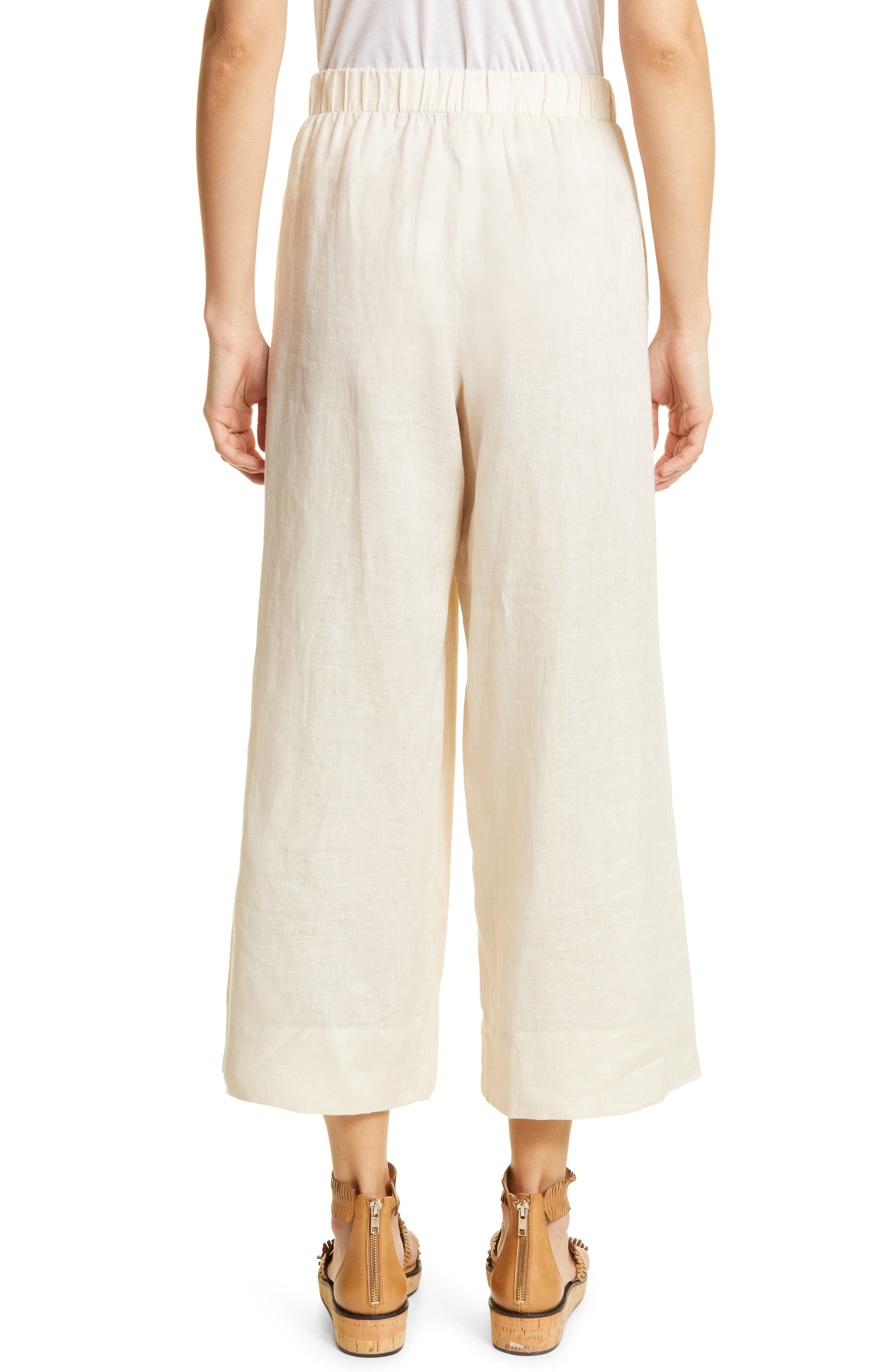 Max Mara Leisure Linen Trousers | Nordstrom