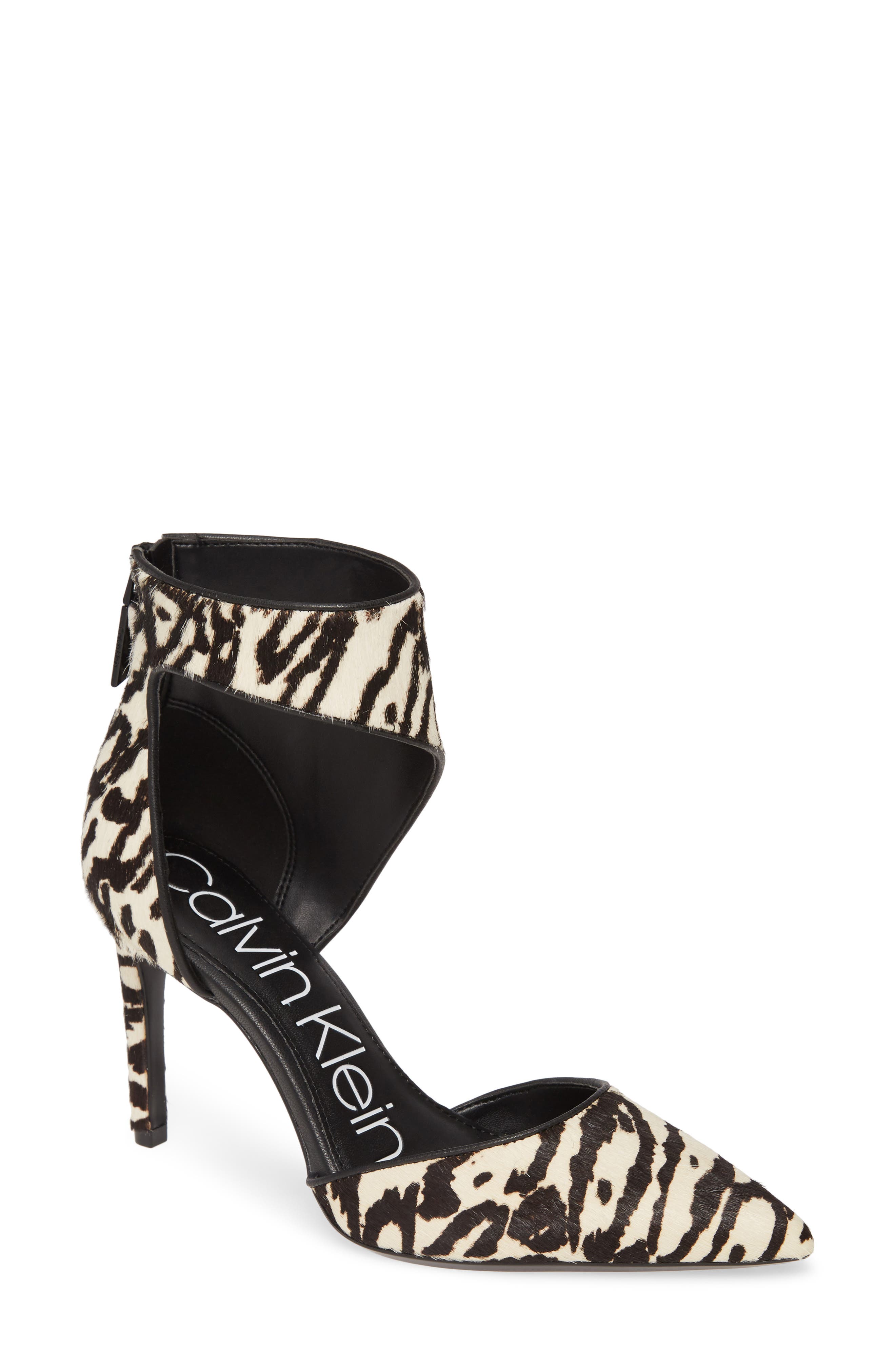 calvin klein leopard pumps