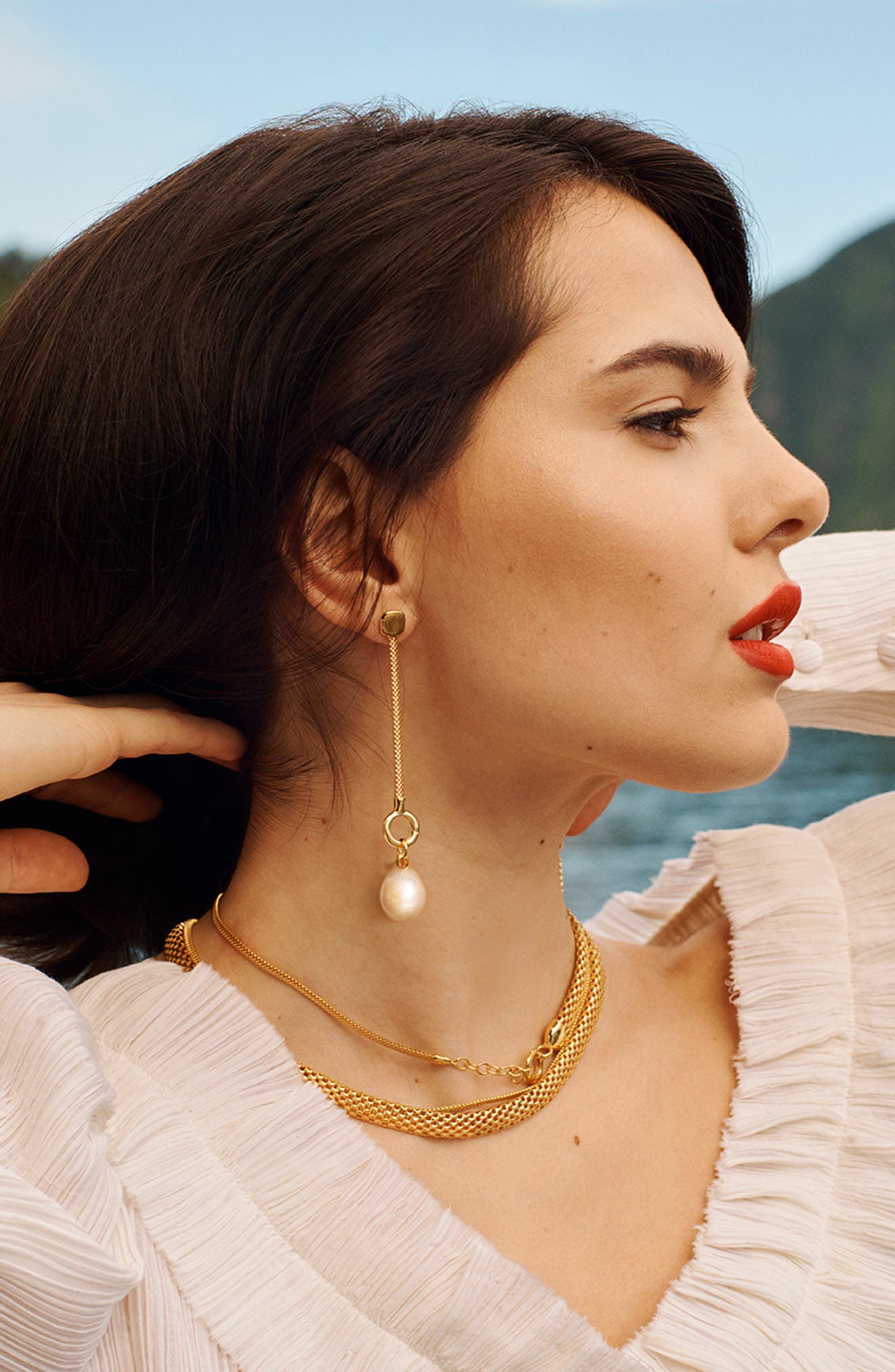 Monica Vinader Heirloom Chain Necklace in Yellow Gold Smart Closet