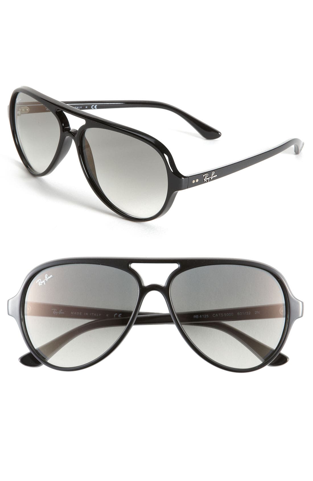 UPC 805289288671 product image for Ray-Ban 59mm Resin Aviator Sunglasses in Gradient Smoke at Nordstrom | upcitemdb.com