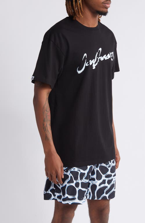 Shop Icecream Telegraph Graphic T-shirt In Black