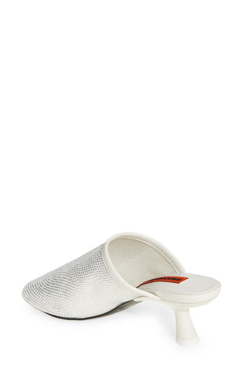 Shop Simon Miller Simonmiller Crystal Beep Mule In Seashell