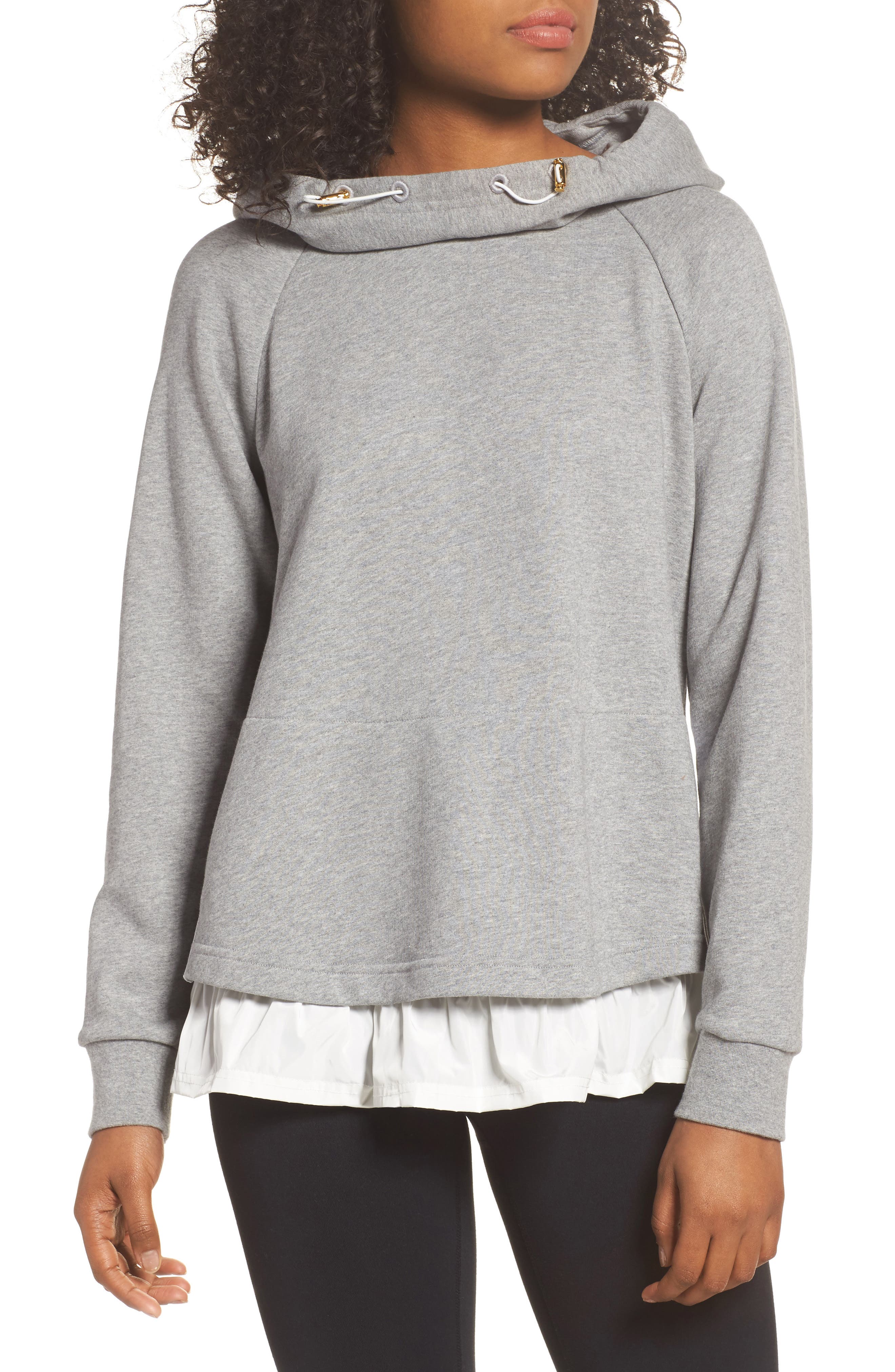 kate spade ruffle pullover hoodie