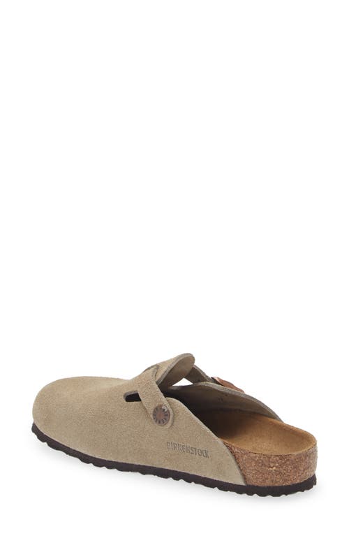 Shop Birkenstock Kids' Boston Clog In Taupe